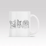 Line Art - Custom Mug