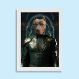 Loki Pet of Asgard – Custom Pet Portrait - 1 Pet - Furr and Family