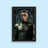 Loki Pet of Asgard – Custom Pet Portrait - 1 Pet - Furr and Family