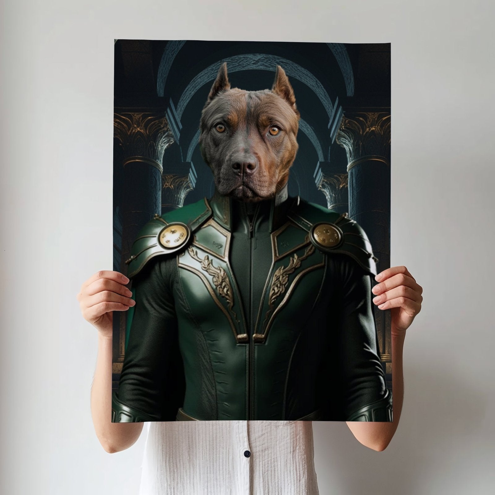 Loki Pet of Asgard – Custom Pet Portrait - 1 Pet - Furr and Family