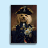 Lord Nelson Regal Pet Portrait | Custom Historical Pet Art - 1 Pet - Furr and Family