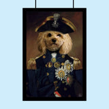 Lord Nelson Regal Pet Portrait | Custom Historical Pet Art - 1 Pet - Furr and Family