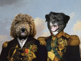 Majestic Generals – Custom Multi - Pet Portrait - 2 Pets - Furr and Family