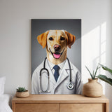 Custom Medical Doctor Pet Portrait – Custom Pet Job Portrait