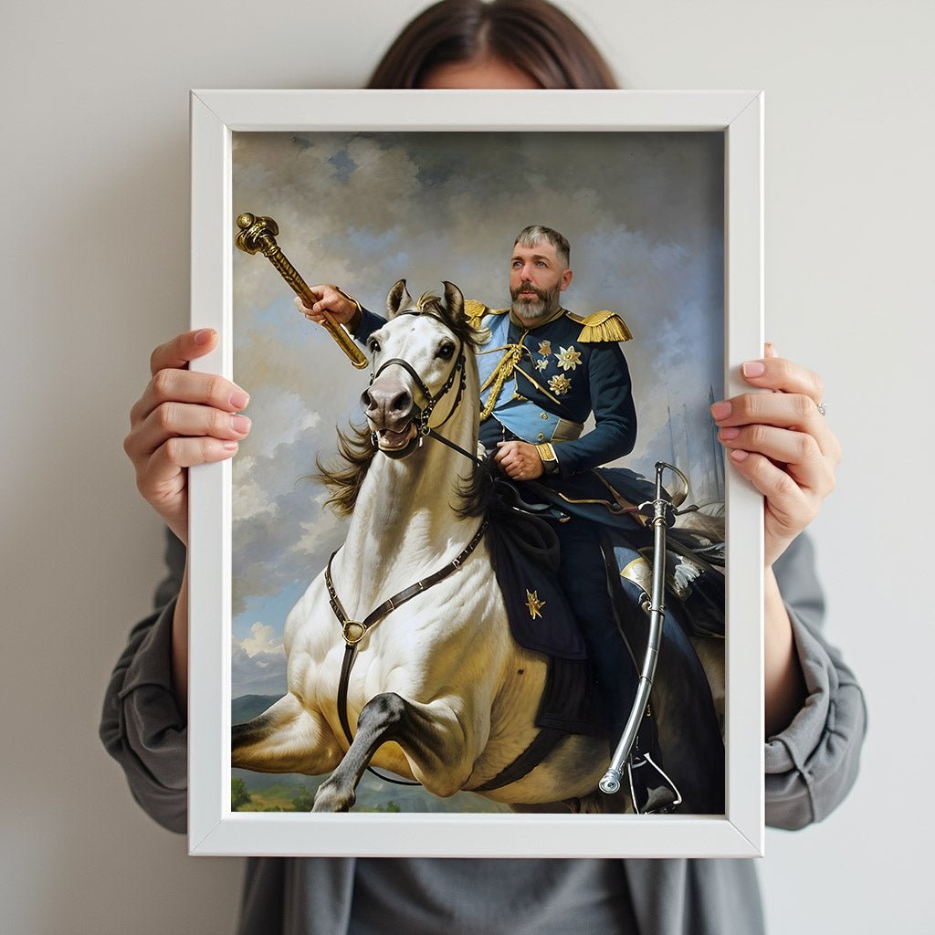 Mounted Commander Human Portrait - Human Portrait - Male - Furr and Family