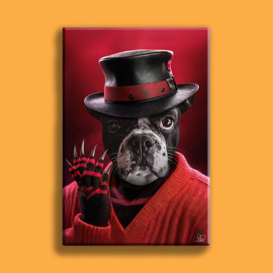 Mr & Mrs Vempire Halloween Pet Portrait - Custom Pet Portrait - 1 Pet - Furr and Family