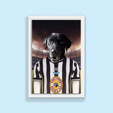 Newcastle United Paw - Squad Pet Portrait - 1 Pet - Furr and Family
