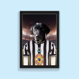 Newcastle United Paw - Squad Pet Portrait - 1 Pet - Furr and Family