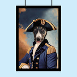 Noble Admiral Custom Pet Portrait - 1 Pet - Furr and Family