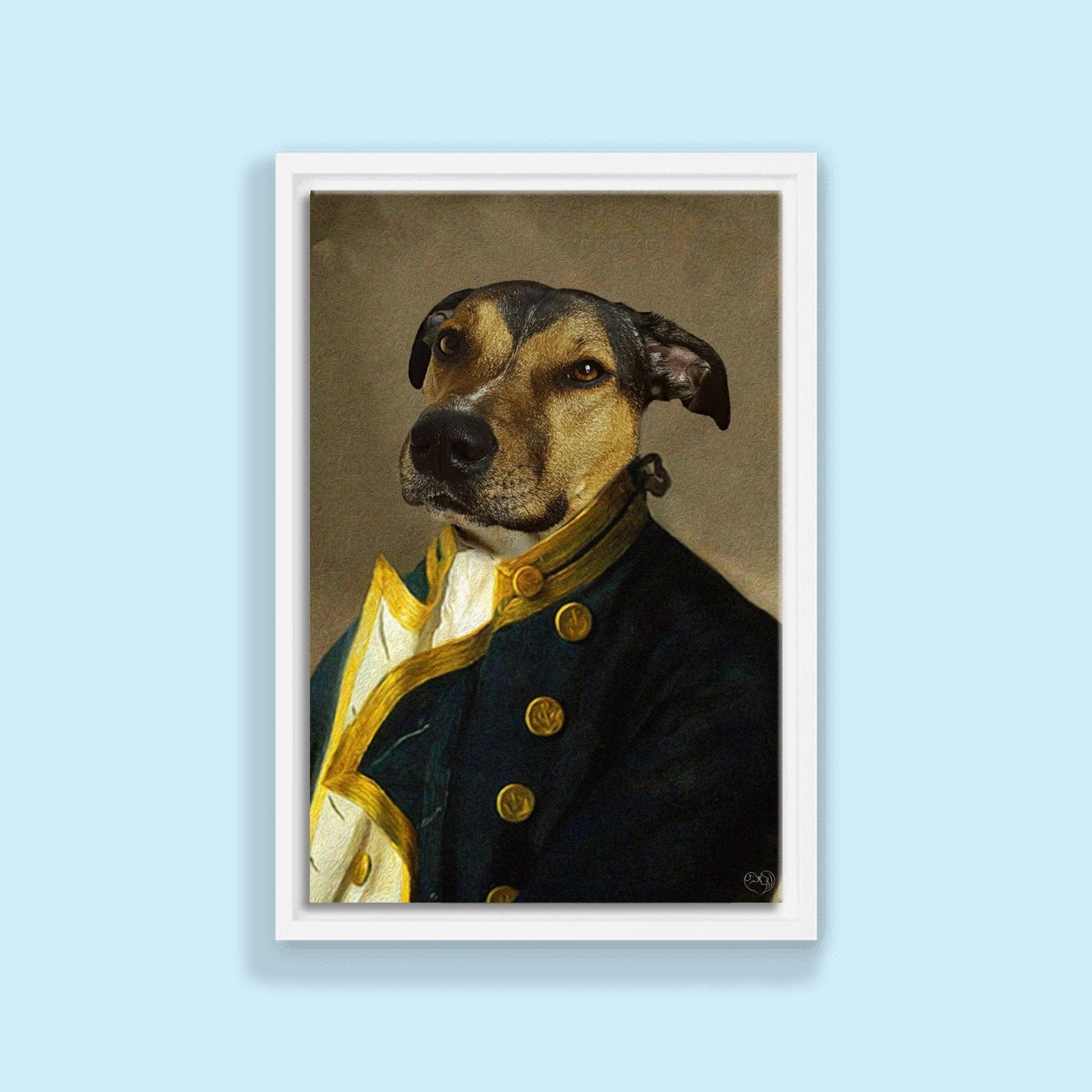 Noble Admiral Custom Pet Portrait - 1 Pet - Furr and Family