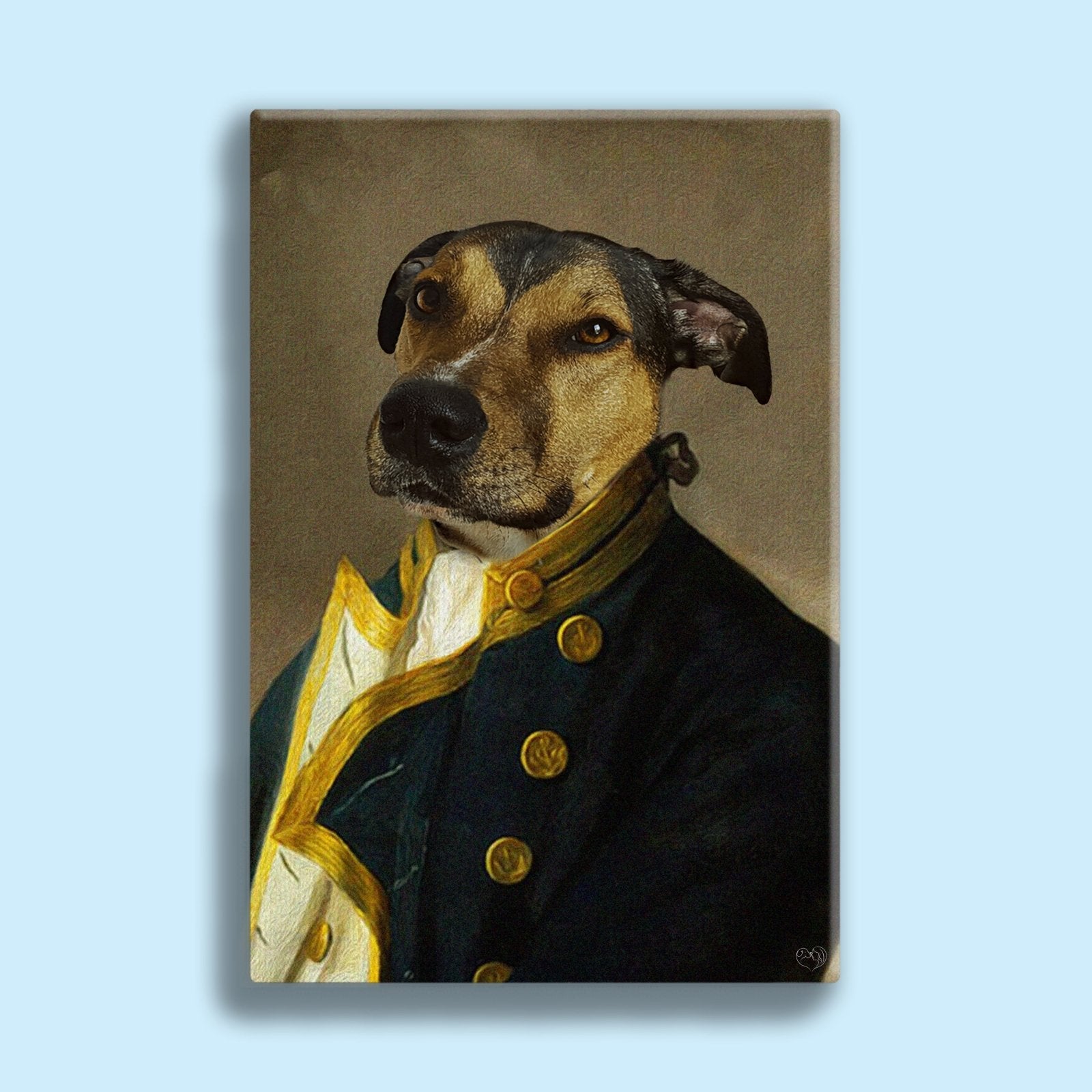 Noble Admiral Custom Pet Portrait - 1 Pet - Furr and Family