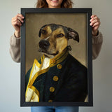 Noble Admiral Custom Pet Portrait - 1 Pet - Furr and Family
