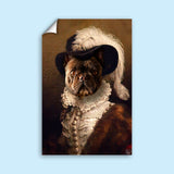 Noble Aristocrat Pet Portrait – Custom Pet Canvas | Furr and Family - 1 Pet - Furr and Family