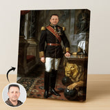 Noble Statesman with Lion Human Portrait - Human Portrait - Male - Furr and Family