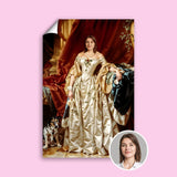 Noblewoman with Dog - Human Portrait - Female - Furr and Family