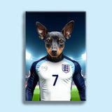 Number 7 – Bukayo Saka Pet Portrait - 1 Pet - Furr and Family