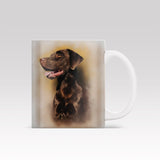 Oil painting - Custom Mug - 1 Pet - Furr and Family