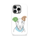 One Line Art Colored - Custom Mobile Cover - 1 Pet - Furr and Family