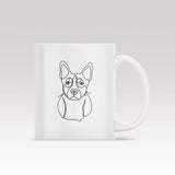 One Line Art - Custom Mug - 1 Pet - Furr and Family