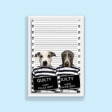 Partners in Crime Pet Portrait - 2 Pets - Furr and Family