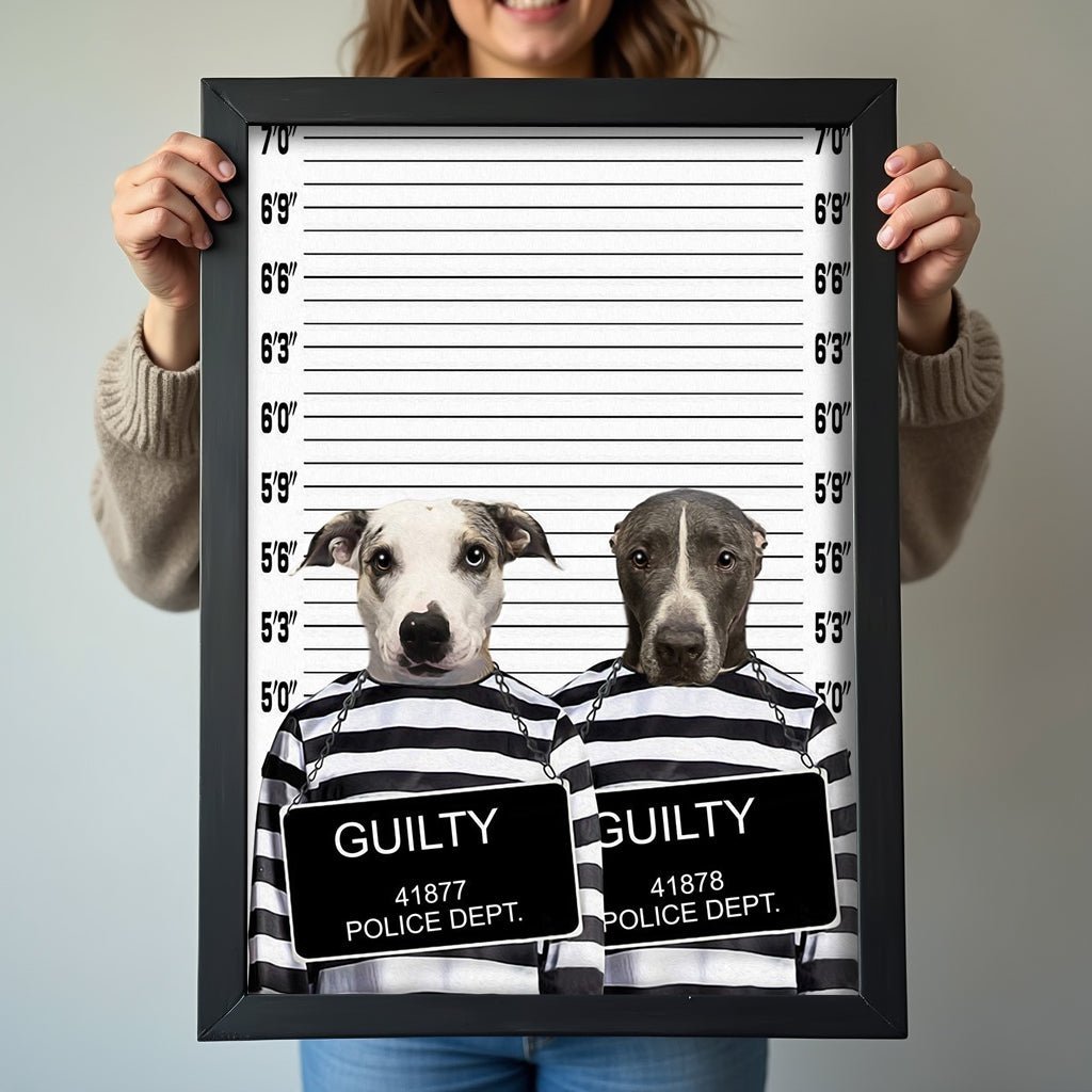 Partners in Crime Pet Portrait - 2 Pets - Furr and Family