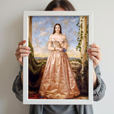 Peach Princess Renaissance Portrait - Human Portrait - Female - Furr and Family