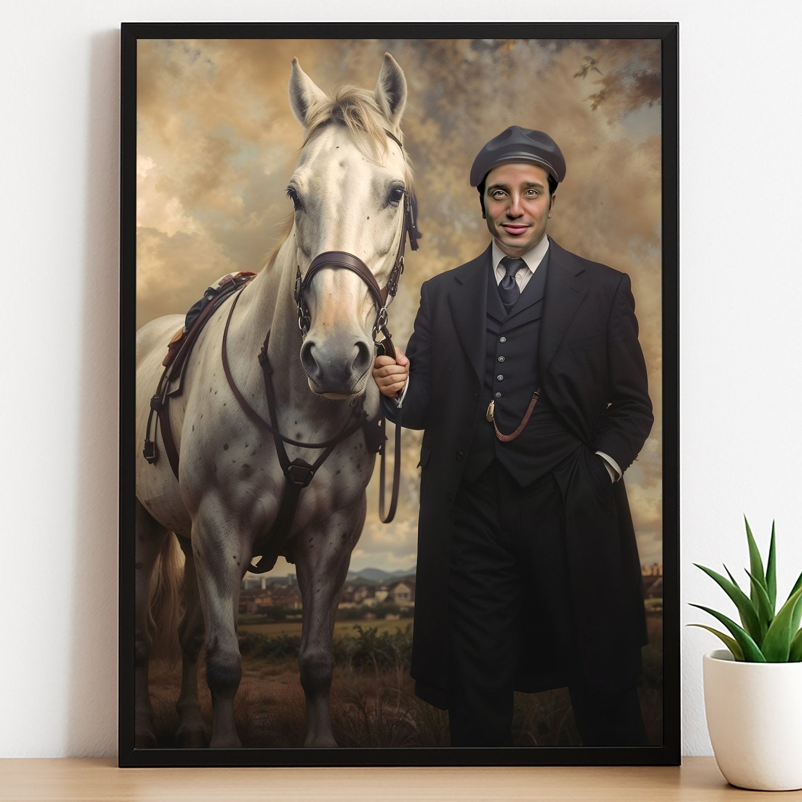 Peaky Blinders – Vintage Gangster Style Human Portarit - Human Portrait - Male - Furr and Family