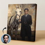 Peaky Blinders – Vintage Gangster Style Human Portarit - Human Portrait - Male - Furr and Family