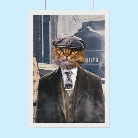 Peaky Brothers - Pet Brother - Custom Pet Portrait - 1 Pet - Furr and Family