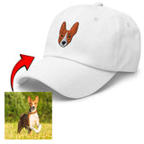 Custom EMBROIDERED Pet Hat Dog Hat Baseball Cap Mom Dad Cap