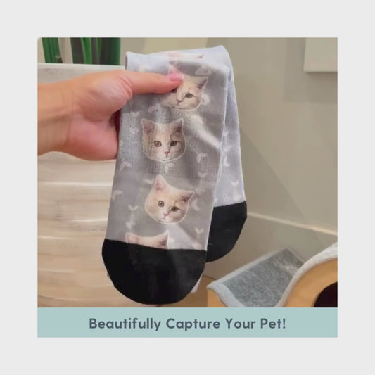 Cute Dog Pattern Crew Socks | Pet Lover Gift | Fun & Comfortable Socks