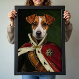 Prince Charming Pup – Personalized Regal Portrait - 1 Pet - Furr and Family