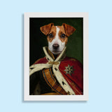 Prince Charming Pup – Personalized Regal Portrait - 1 Pet - Furr and Family