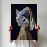 Purrl of Elegance - Custom Pet Portrait - 1 Pet - Furr and Family