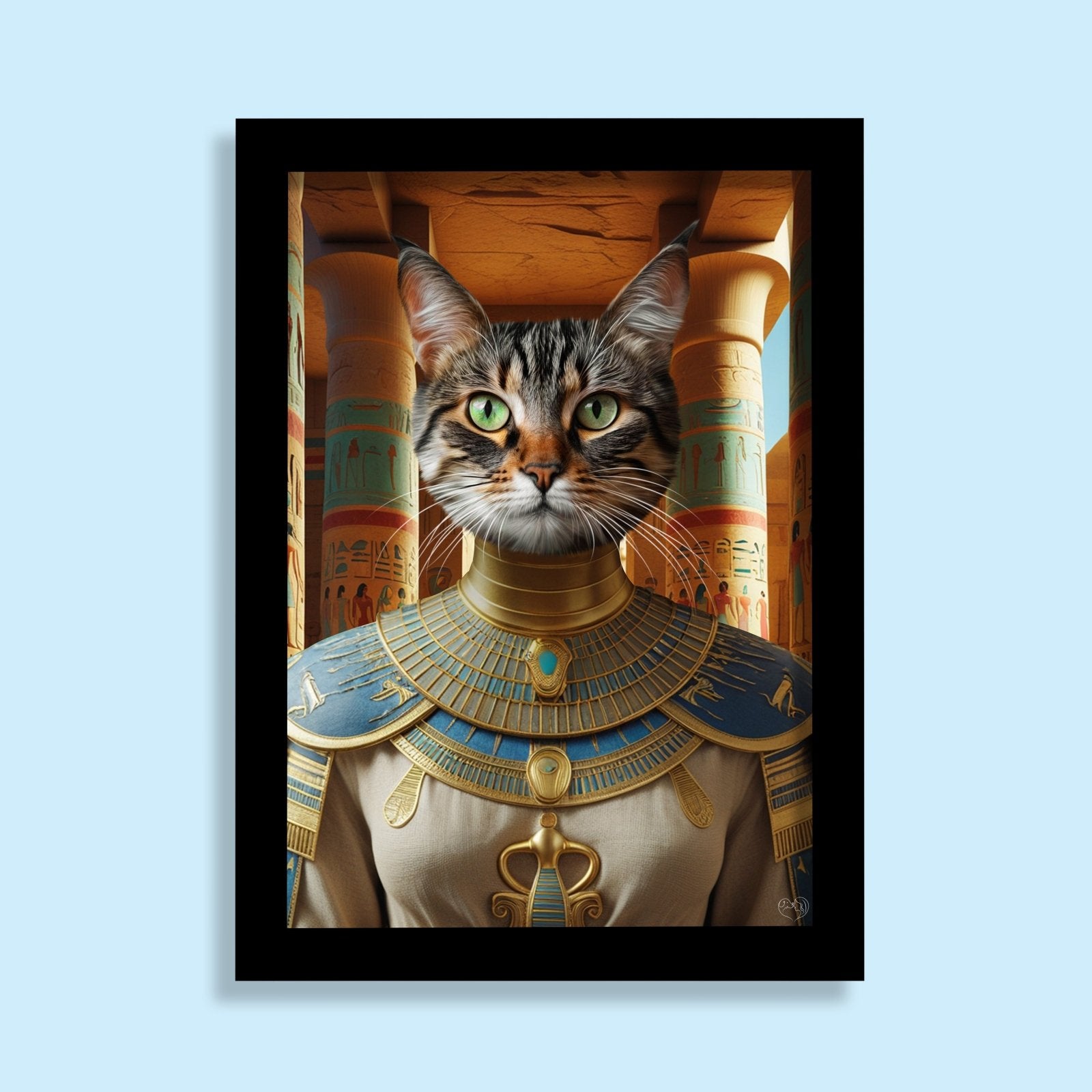 Queen of the Nile – Royal Egyptian Pet Art - 1 Pet - Furr and Family