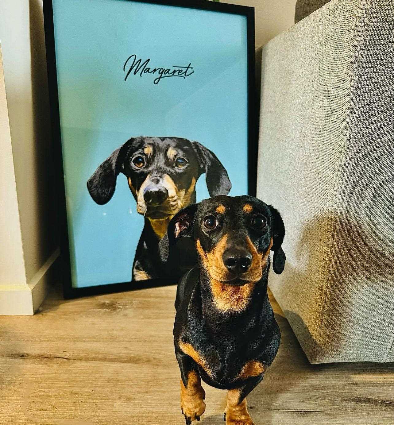 Realistic Pet Portrait - 1 Pet - Furr and Family