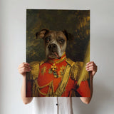 Regal Pet Portrait - Custom Pet Portrait - 1 Pet - Furr and Family