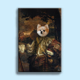 Regal Renaissance Dog Portrait – Custom Elegant Pet Artwork - 1 Pet - Furr and Family