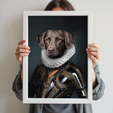 Royal Knight Custom Pet Portrait - 1 Pet - Furr and Family