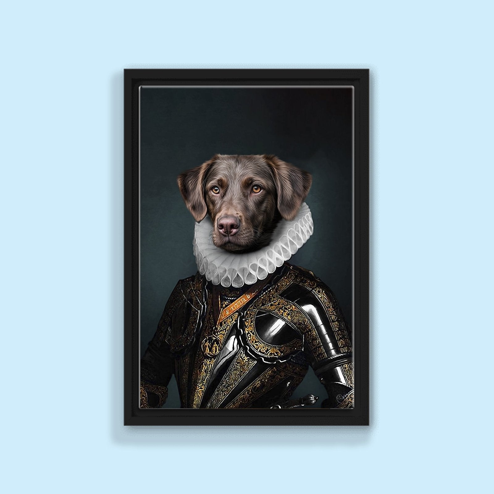 Royal Knight Custom Pet Portrait - 1 Pet - Furr and Family