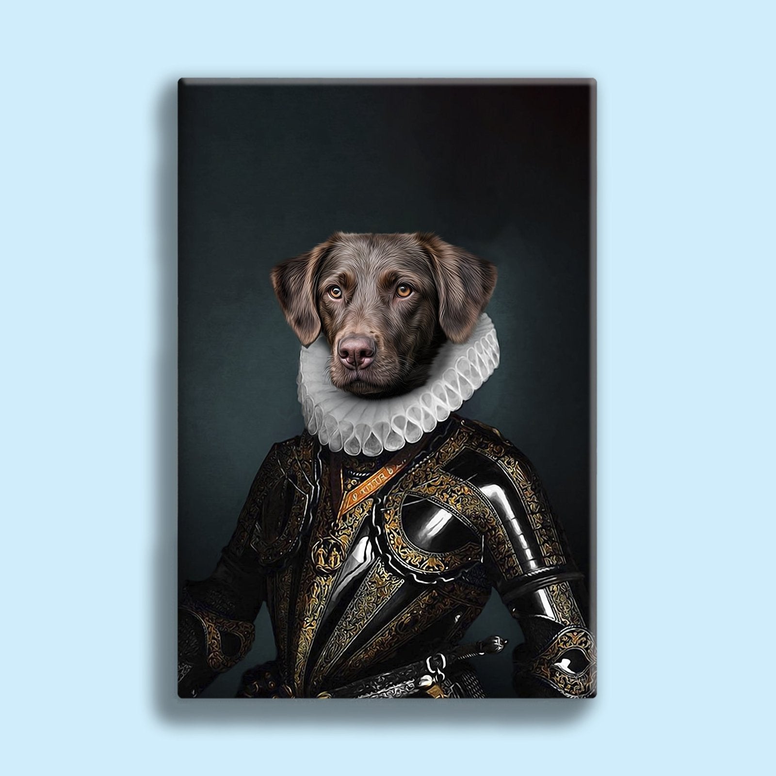 Royal Knight Custom Pet Portrait - 1 Pet - Furr and Family