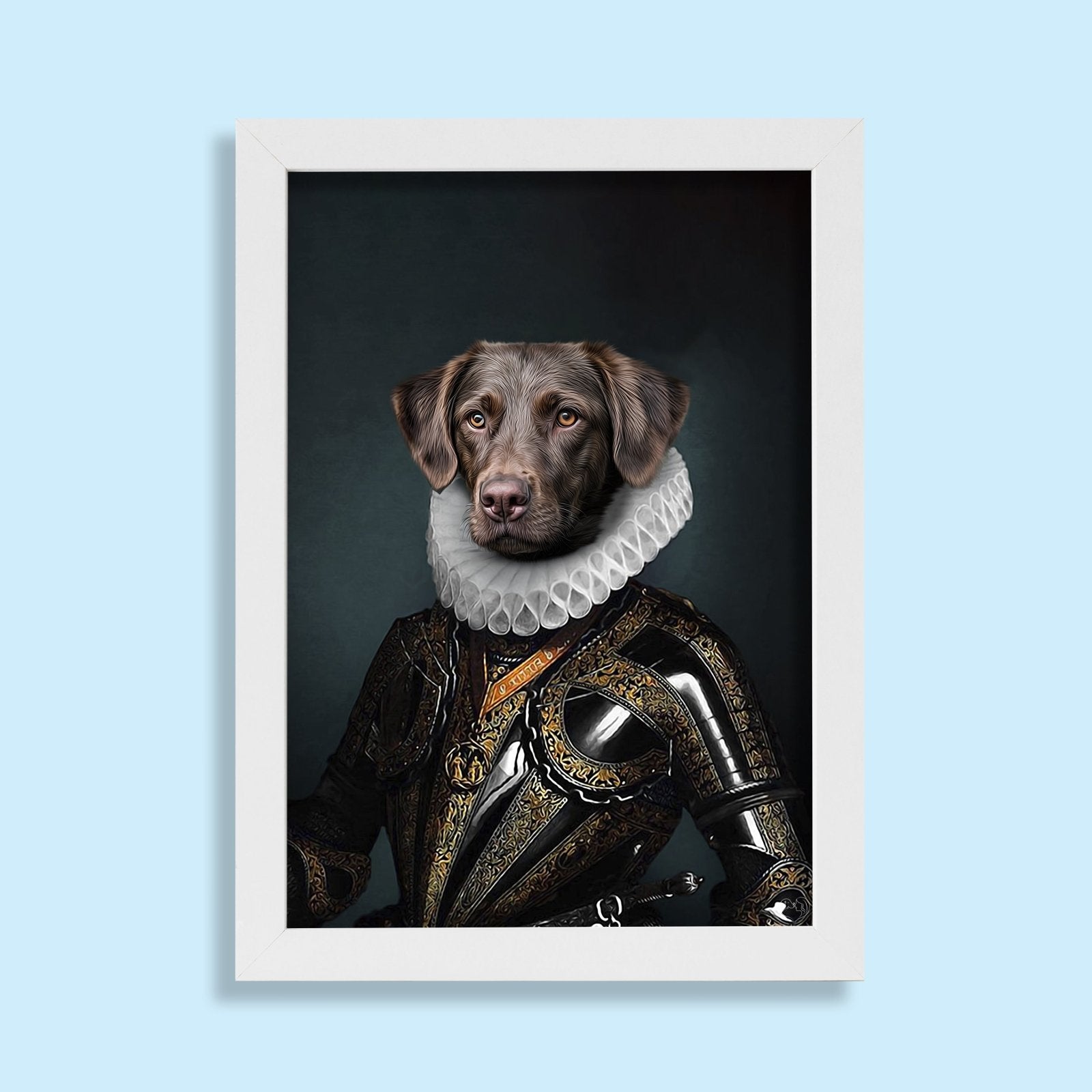 Royal Knight Custom Pet Portrait - 1 Pet - Furr and Family