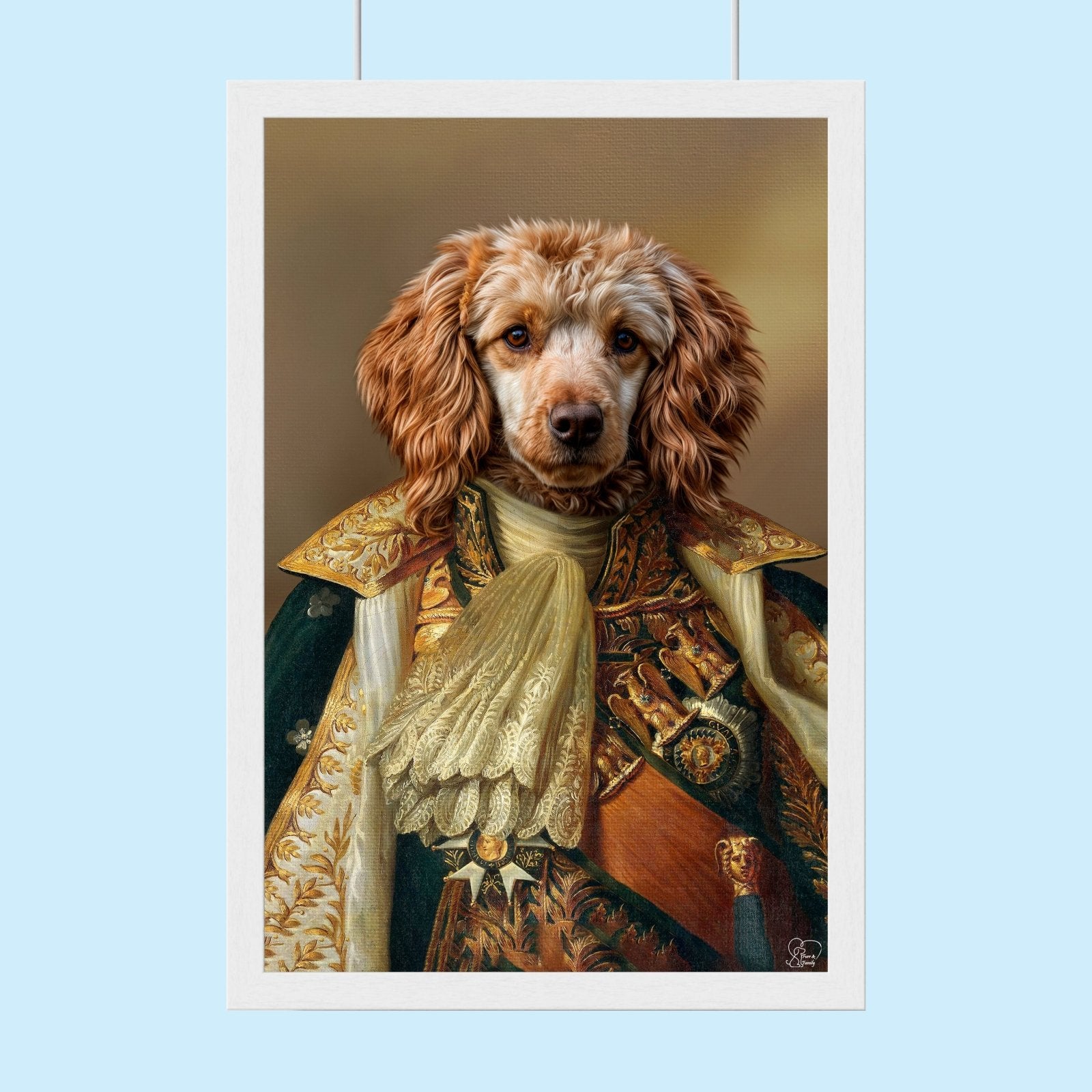 Royal Majesty Pet Portrait – Custom Pet Canvas | Furr and Family - 1 Pet - Furr and Family