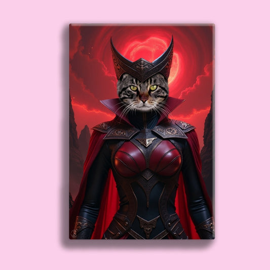 Scarlet Witch - Custom Pet Portrait - 1 Pet - Furr and Family