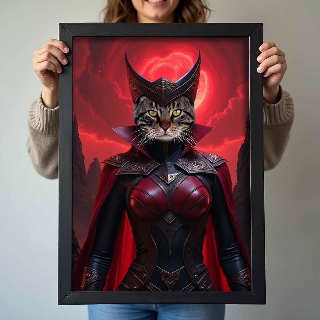 Scarlet Witch - Custom Pet Portrait - 1 Pet - Furr and Family