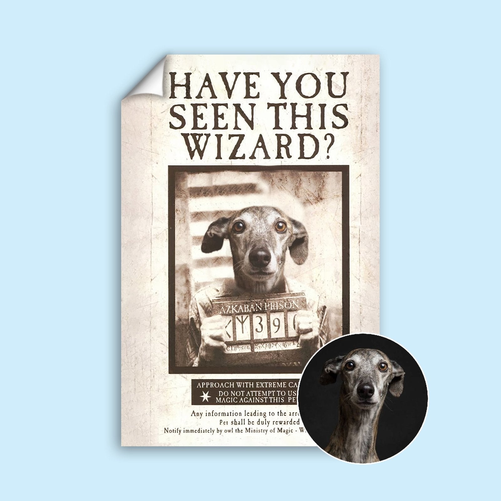 Sirius Bark - Custom Pet Portrait - 1 Pet - Furr and Family