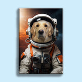 Space Astronaut Pet Portrait – Custom Pet Portrait - 1 Pet - Furr and Family