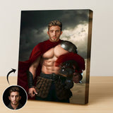 Spartan Warrior Custom Human Portrait - Human Portrait - Male - Furr and Family