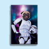Storm Trooper Star Wars - Custom Pet Portrait - 1 Pet - Furr and Family