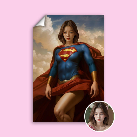 Superwoman Female Portrait - Human Portrait - Female - Furr and Family